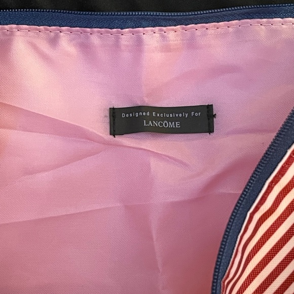 LANCÔME Tote Red & White Nautical Striped Tote - Picture 5 of 7